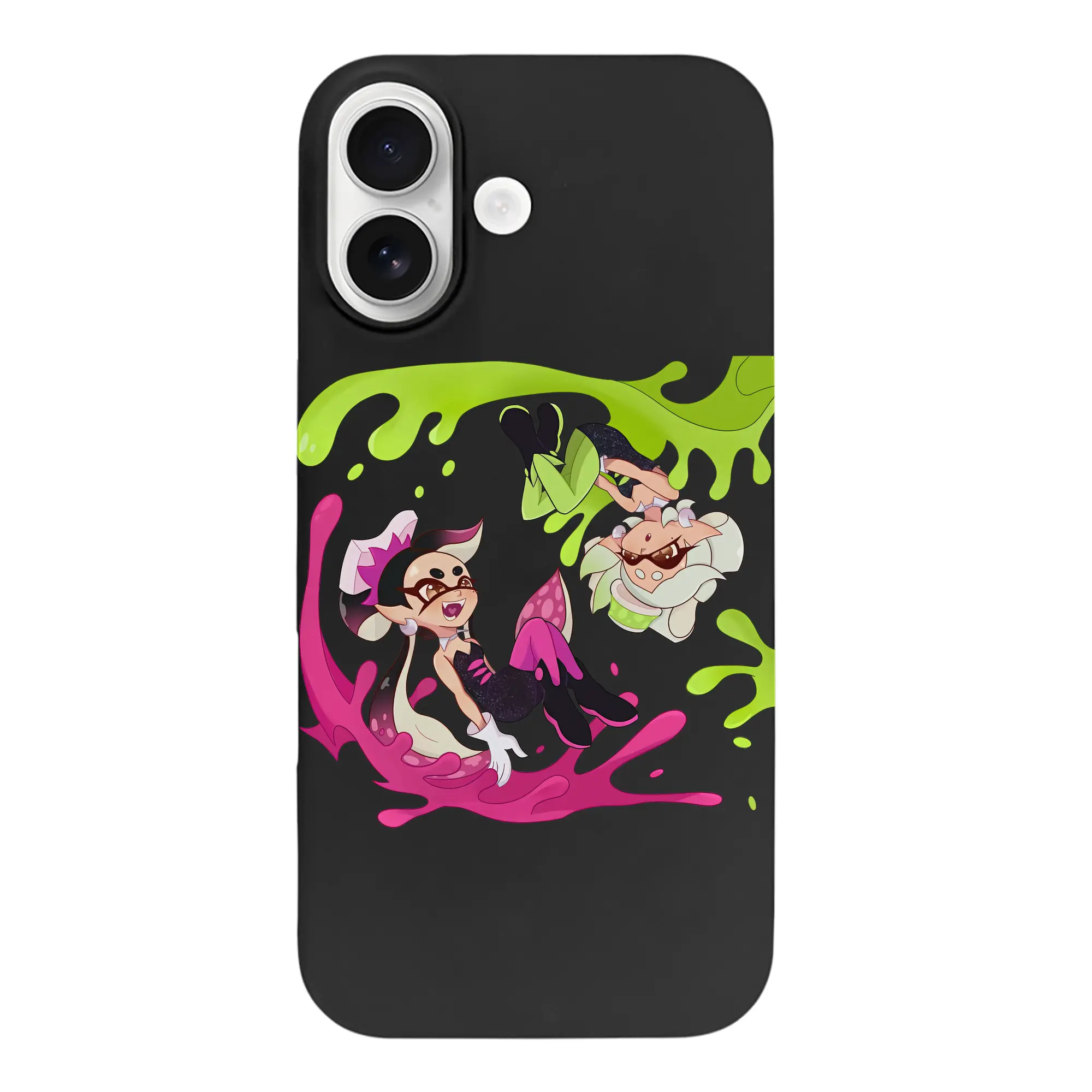 スプラトゥーン グッズ,シオカラーズ - iPhone 17 シリーズ シリコンケース 薄型 耐衝撃 指紋防止 ソフトタッチカバー 精密フィット 傷防止 保護ケース iPhone 17/17 Air/17 Pro/17 Pro Max 対応